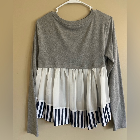 Long sleeve  shirt with translucent back detail - Picture 2 of 3